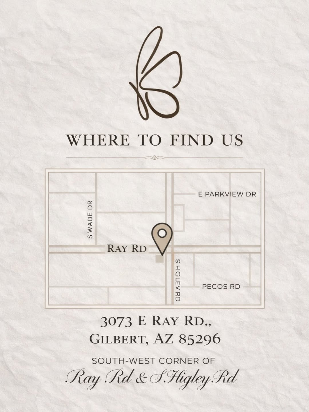 Map showing where to find The Fruit Stand