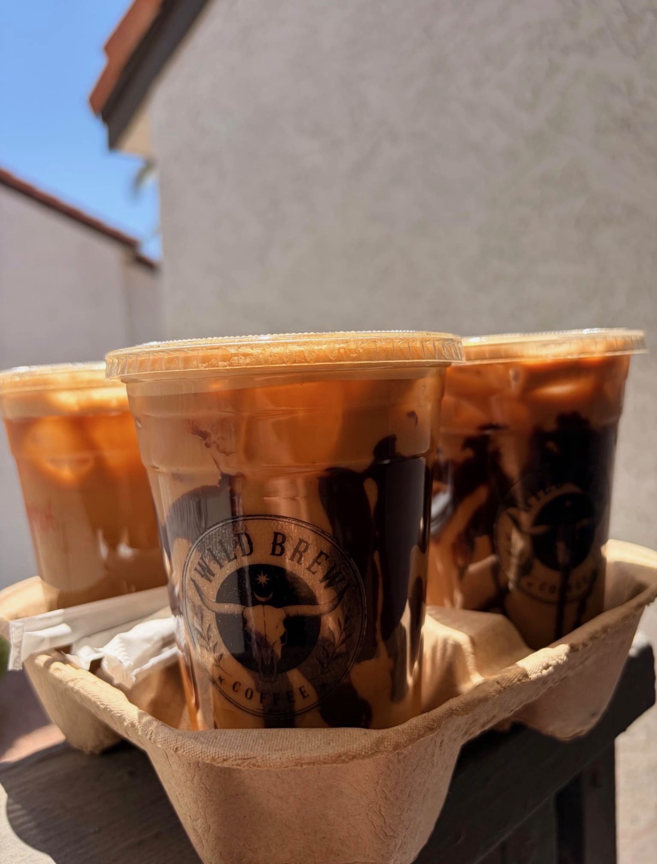 Wild Brew coffee tray