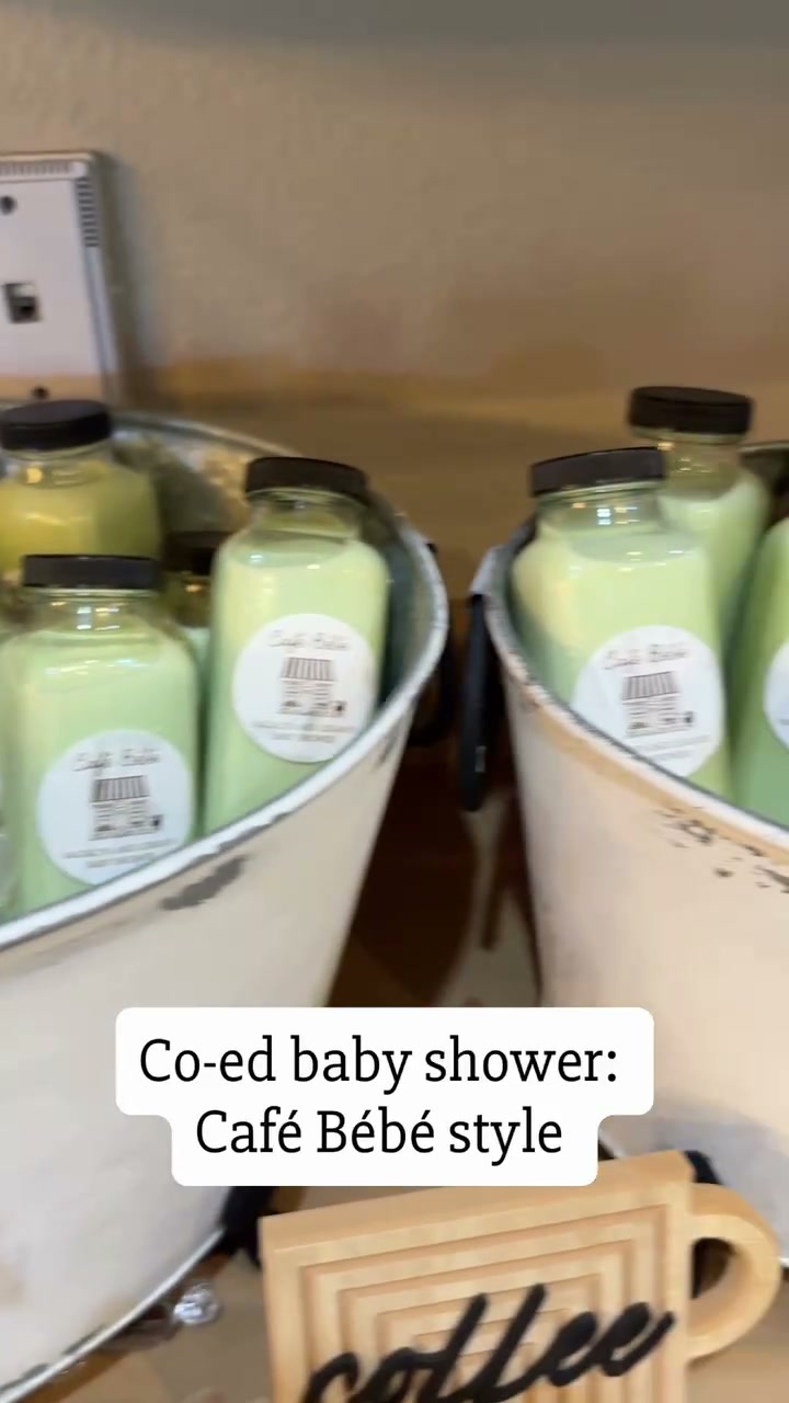 A tub full of custom-labeled bottled coffees ready for an event