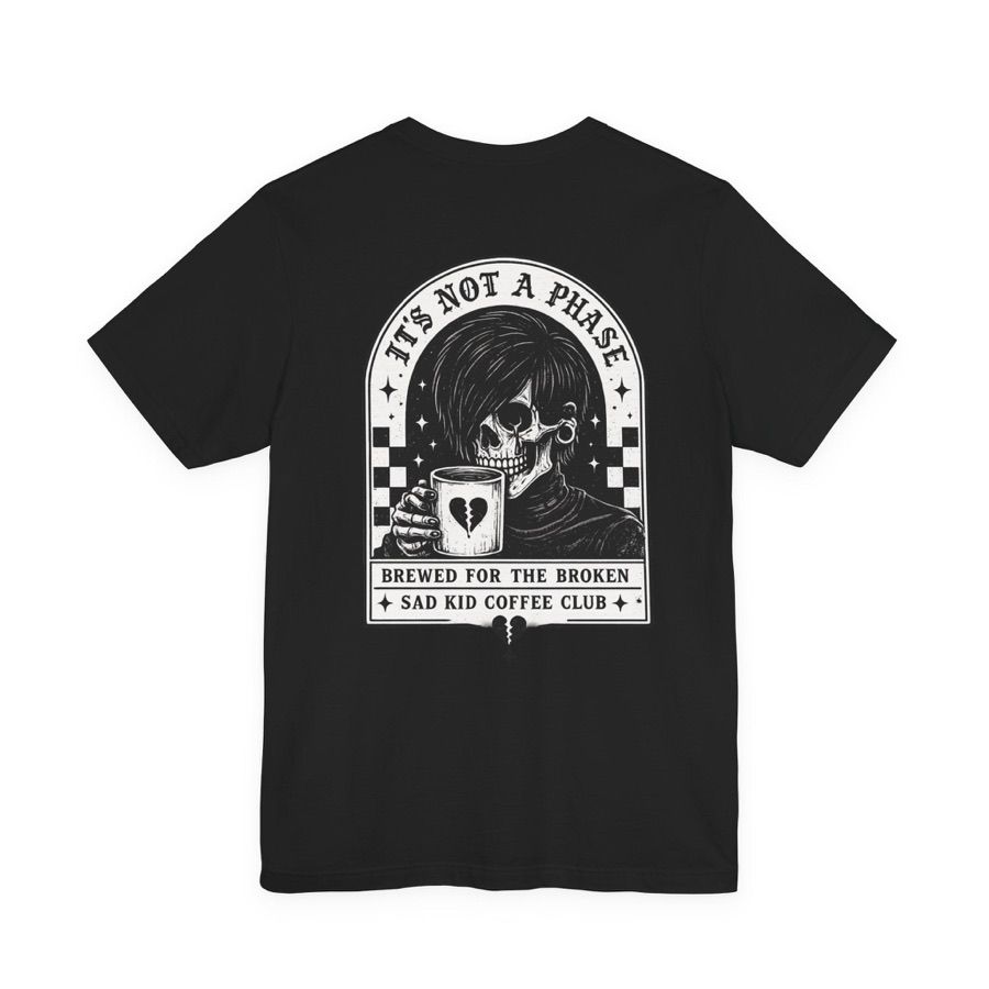 Brewed For The Broken skeleton tee