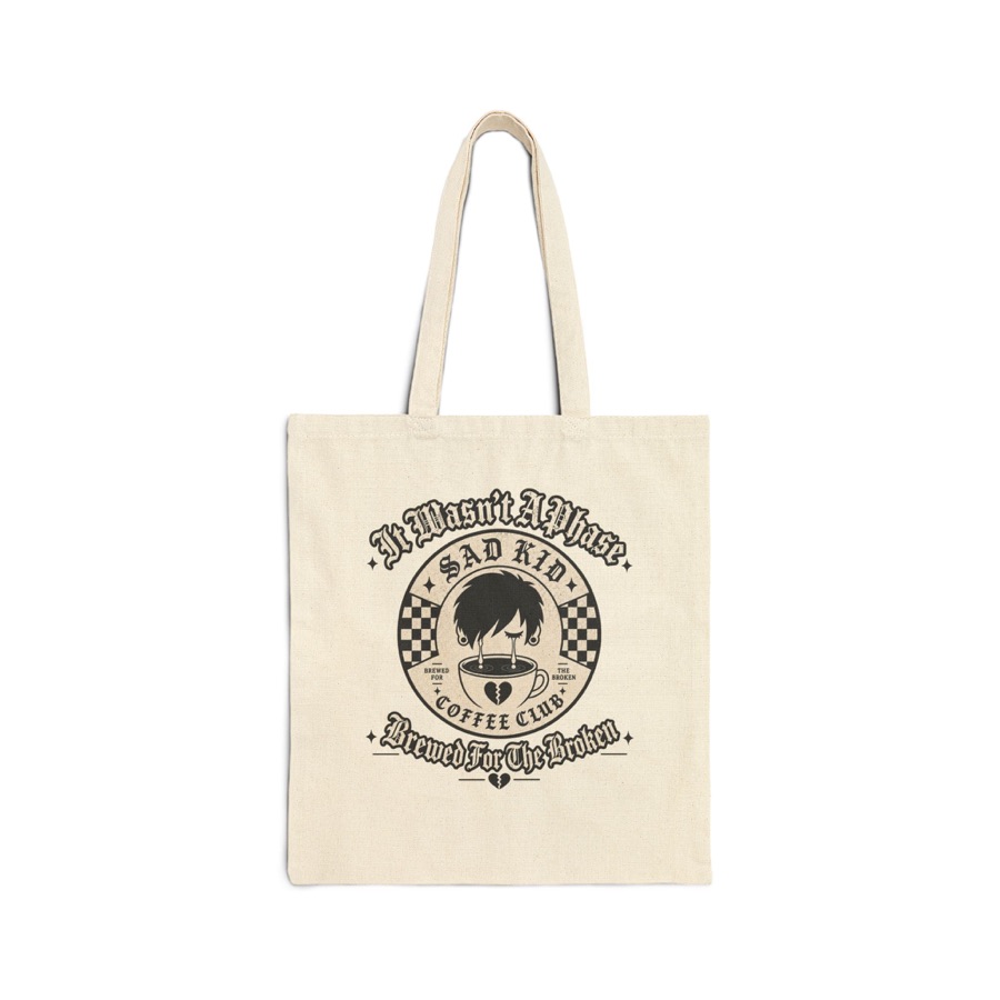 Not A Phase cotton canvas tote bag